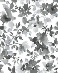WATERCOLOR FLORAL PEEL  STICK WALLPAPER by   