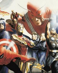 MARVEL ALEX ROSS PEEL  STICK MURAL by   