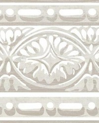 SCULPTED ARCHITECTURAL PEEL  STICK BORDER by   