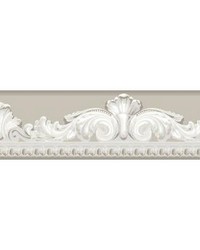 ARCHITECTURAL SCROLL PEEL  STICK BORDER by   