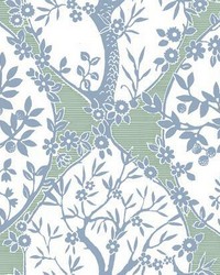 TREE AND VINE OGEE PEEL  STICK WALLPAPER by   