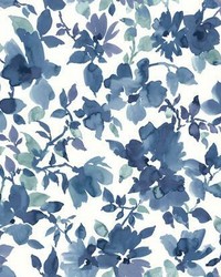 WATERCOLOR FLORAL PEEL  STICK WALLPAPER by   