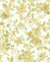 WATERCOLOR FLORAL PEEL  STICK WALLPAPER by   