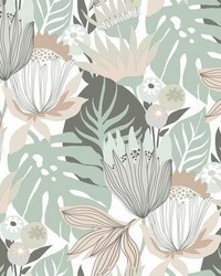 RETRO TROPICAL LEAVES PEEL  STICK WALLPAPER by  Ralph Lauren 