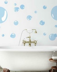 BUBBLES PEEL  STICK WALL DECALS by  Roommates 