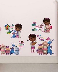 DOC MCSTUFFINS PEEL  STICK WALL DECALS by   