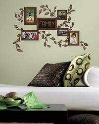 FAMILY FRAMES PEEL AND STICK WALL DECALS by  Roommates 
