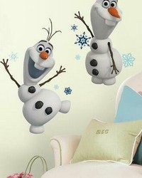 FROZEN OLAF THE SNOW MAN PEEL AND STICK WALL DECALS by  Roommates 