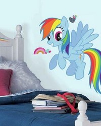 MY LITTLE PONY RAINBOW DASH PEEL AND STICK GIANT WALL DECALS by  Roommates 