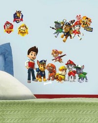 PAW PATROL PEEL AND STICK WALL DECALS by  Roommates 