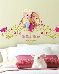 FROZEN SPRINGTIME CUSTOM HEADBOARD PEEL AND STICK GIANT WALL DECALS by   