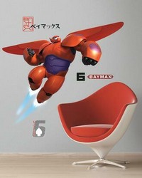 BIG HERO 6 BAYMAX PEEL AND STICK GIANT WALL DECALS by   