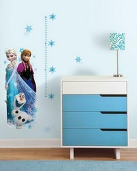 FROZEN ELSA ANNA AND OLAF PEEL AND STICK GIANT GROWTH CHART by   