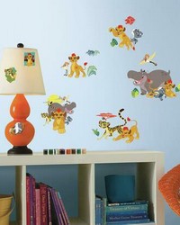 LION GUARD PEEL AND STICK WALL DECALS by  Roommates 