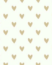 HEART SPOT PEEL  STICK WALLPAPER by  Roommates 