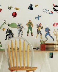 G.I. JOE RETRO PEEL AND STICK WALL DECALS by   