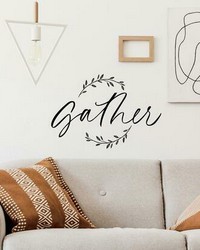 FARMHOUSE GATHER PEEL AND STICK WALL DECALS by   