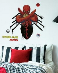 MARVEL SPIDERMAN JAPAN GIANT PEEL AND STICK WALL DECAL by   