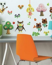 ANIMAL CROSSING PEEL AND STICK WALL DECALS by   