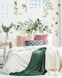 WATERCOLOR FLORAL ARRANGEMENT PEEL AND STICK GIANT WALL DECALS by   