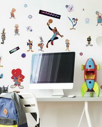 SPACE JAM PEEL AND STICK WALL DECALS by  Roommates 