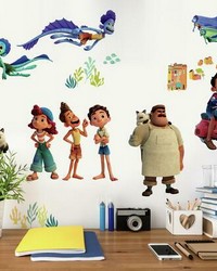 PIXAR LUCA PEEL AND STICK WALL DECALS by  Roommates 