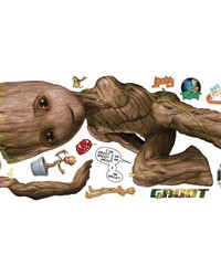 GROOT PEEL AND STICK GIANT WALL DECALS by  Roommates 