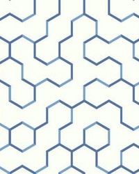 OPEN GEOMETRIC PEEL  STICK WALLPAPER by   