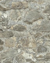 WEATHERED STONE PEEL  STICK WALLPAPER by   