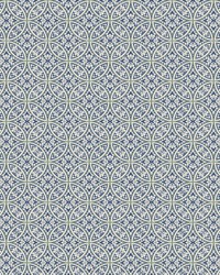 Lacey Circle Geo Wallpaper Navy by  York Wallcovering 