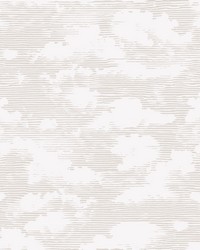 Cloud Cover Wallpaper Metallic Glint by  York Wallcovering 