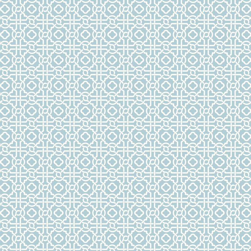 York Wallcovering Pergola Lattice Wallpaper Blue Wallpaper