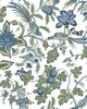 York Wallcovering Parterre Sage & Indigo