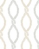 York Wallcovering Laureate Beige & Grey