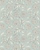 York Wallcovering Chatsworth Garden Sky Blue