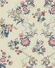 York Wallcovering Genevieve Red & Navy