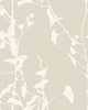 York Wallcovering Ginkgo Silhouette Taupe