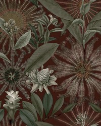 Enchanted Garden Maroon by   