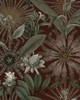 York Wallcovering Enchanted Garden Maroon