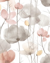 Cotswolds Poppies Pastel by   