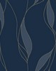 York Wallcovering Society Hill Navy