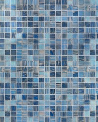 BLUE MOSAIC PRIVACY WINDOW FILM by  Roommates 