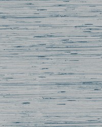Lustrous Grasscloth Wallpaper blue  grey  pale gold by   