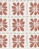 York Wallcovering Mimosa Fleur Terracotta
