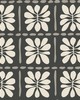 York Wallcovering Mimosa Fleur Carbon Black