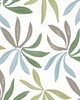 York Wallcovering Little Garden Alpine & Sky & Silver