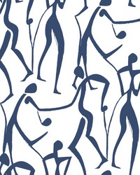 Joyful Dancers Ultramarine by   