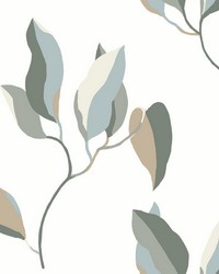 Brushwork Branches Mineral & Olive by   