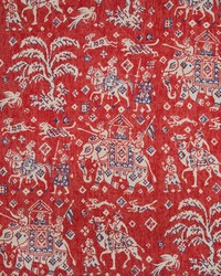 ARALAM PRINT FLAME/CADET by  Brunschwig & Fils  