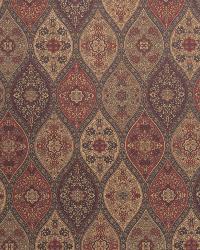 Madura Floral Stitchery Indigo  Ivory by  Schumacher Fabric 